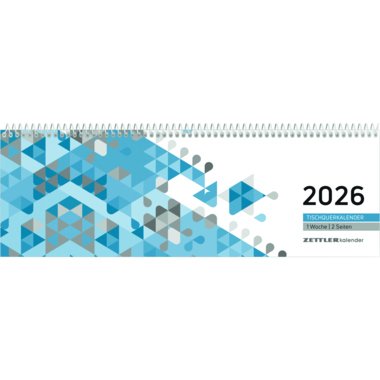 ZETTLER Querkalender 2026 116-0015 1 Woche 2 Seiten