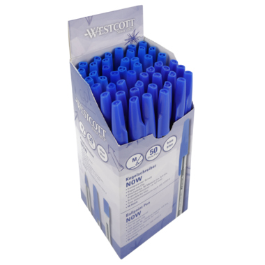 Westcott Kugelschreiber NOW E-745000 00 bl 50St