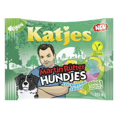 Katjes 29241 Fruchtgummi Hundjes 175g