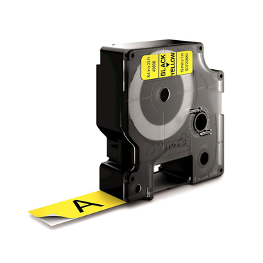 DYMO Schriftbandkassette D1 S0720880 19mmx7m schwarz auf ge