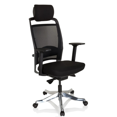 hjh OFFICE 640519 Drehstuhl IKAST Stoff sw