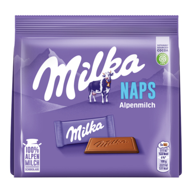Milka 4309558 Naps Alpenmilch 119g