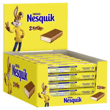 Nesquik 12606461 Schokoriegel Milk Chocolate Wafer 30x26g