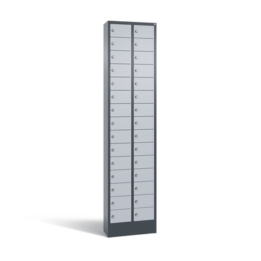 C+P 80700-201S10161 Fachschrank 30Fächer 195x46x20cm an/alu