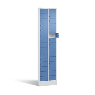 C+P 80700-201S10021 Fachschrank 30Fächer 195x46x20cm lgr/fbl