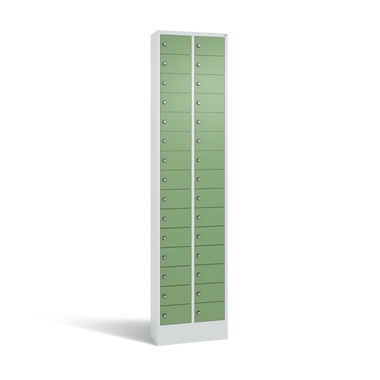 C+P 80700-201S10082 Fachschrank 30Fächer 195x46x20cm lgr/resedagn