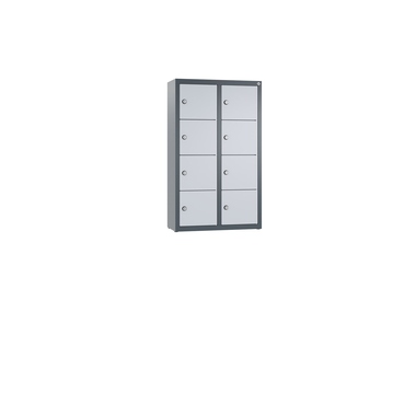 C+P 80700-233S10050 Spind 8Fächer 77x46x20cm an/alu