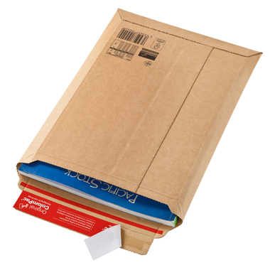 ColomPac Versandtasche Rigid Plus CP010.08 DIN A3 selbstklebend Wellpappe braun