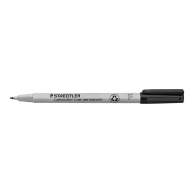 STAEDTLER Folienstift Lumocolor 316-9 non-permanent F fein 0,6mm schwarz