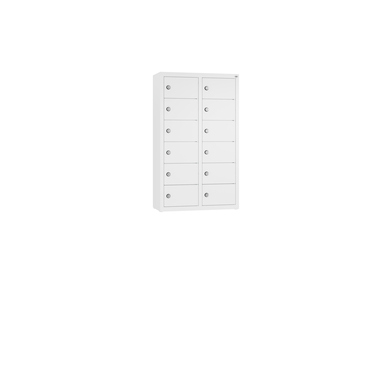 C+P 80700-231S10069 Spind 12Fächer 77x46x20cm ws/ws