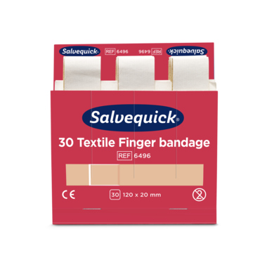 Salvequick 6496 Fingerverband elastisch Refill 649 30St