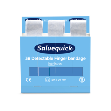 Salvequick 6796 Fingerverband detektierbar 39St