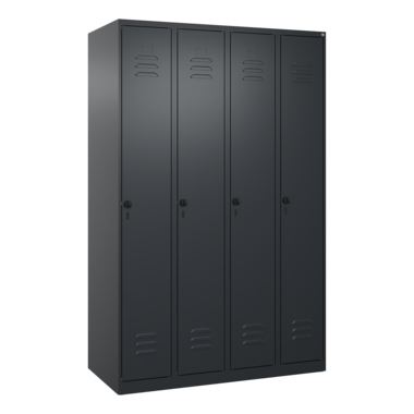 C+P Spind Classic PLUS 4Abteile 1850x1200x500mm s.gr/s.gr