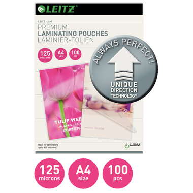Leitz Laminierfolie UDT 74880000 DIN A3 125mic 100 Stück