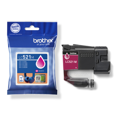 Brother LC521M Brother Tintenpatrone 500S magenta