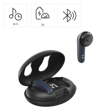 Hama 00184175 Hama Kopfhörer Spirit Unchained In-Ear bl