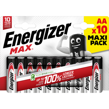 Energizer E303329206 Energizer Batterie Max AA/Mignon 10St