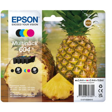 Epson C13T10G64010 Epson Tintenpatrone 604 c/m/y/k 4St