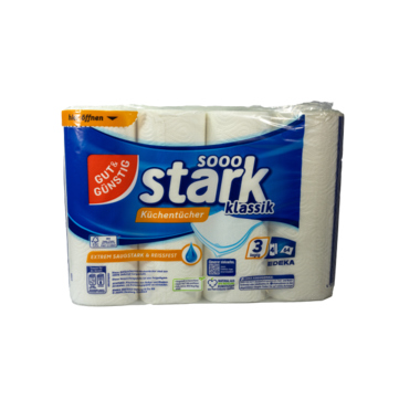 GUT & GÜNSTIG 350358 Küchenrolle 3lg 4St