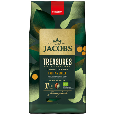 JACOBS 4242936 JACOBS Kaffee Treasures Crema Eco Bohne 1kg