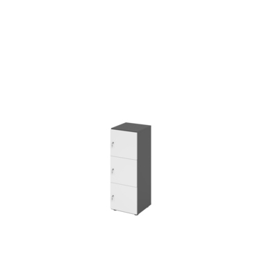 Hammerbacher V234L3/G/W/DS Hammerbacher Schliessfach- schrank 3OH gp/ws 3xDS