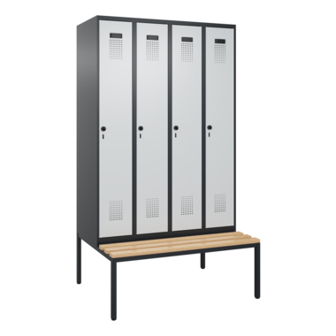 C+P 0490507-40S10137 C+P Spind Evolo PLUS Bank 4Abt 2120x1200x815 sgr/lgr