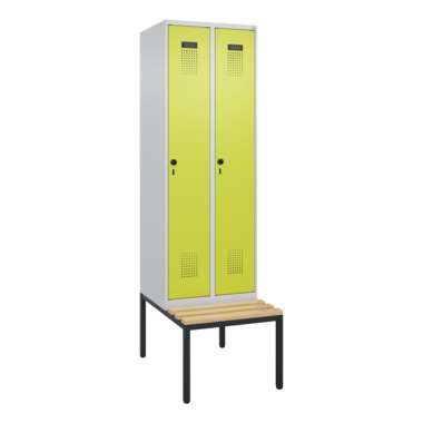 C+P 0490507-20S10015 C+P Spind Evolo PLUS Bank 2Abt 2120x600x815 lgr/cgn