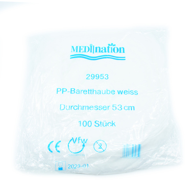 Medination 29953 Medination Baretthaube 100St