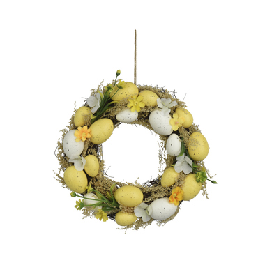 DECORIS 833442 DECORIS Kunstblumen Kranz Schaumstoff