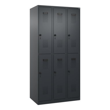 C+P 049300-30S10139 C+P Spind Evolo PLUS Doppel 6Fächer 1850x900x500 sgr/sgr