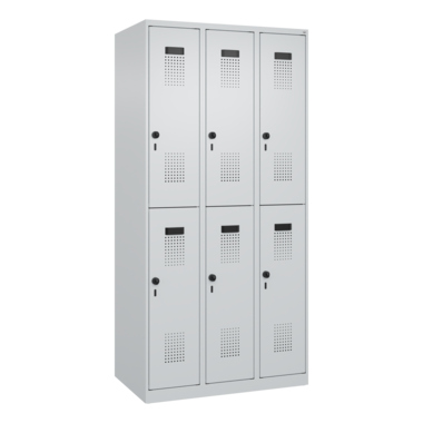 C+P 049300-30S10013 C+P Spind Evolo PLUS Doppel 6Fächer 1850x900x500 lgr/lgr