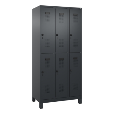 C+P 049310-30S10141 C+P Spind Evolo PLUS Doppel 6Fächer 1950x900x500 sgr/sgr