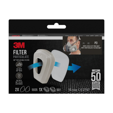 3M Partikel-Einlegefilter 5935 2St.