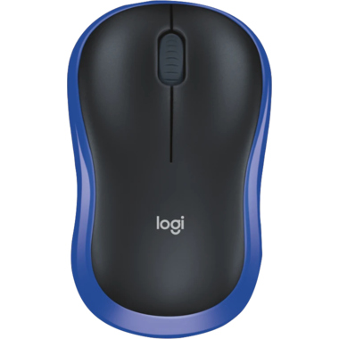 Logitech 910-002236 Logitech Maus M185 kabellos schwarz/blau
