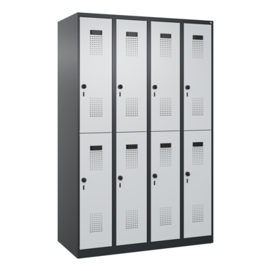 C+P 049300-40S10144 C+P Spind Evolo PLUS Doppel 8Fächer 1850x1200x500 sgr/lgr