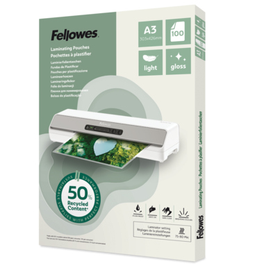 Fellowes Laminierfolie A3 light glänzend 100St 100142988