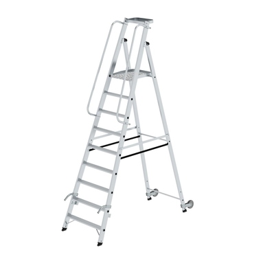 MUNK 051089 Munk Plattformleiter 9Stufen Rollen