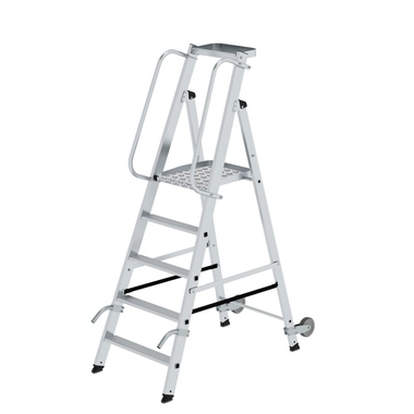 MUNK 051085 Munk Plattformleiter 5Stufen Rollen
