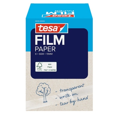 tesa 59216-00000-00 tesa Klebefilm Paper tr 66mx19mm 8St