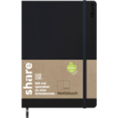 share 4-0014103-1 share Notizbuch A5 blanko dbl