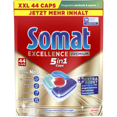 Somat S5C44 Somat Spülmaschinentabs Excellence Premium 5in1 44St