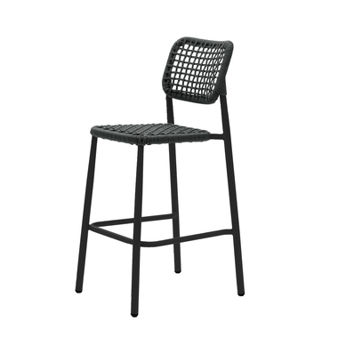 FEROS 1505132 FEROS Stapel-Barstuhl Dante schwarz 4St