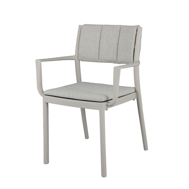 FEROS 1515934 FEROS Stapel-Armlehnstuhl Rocco sand 4St