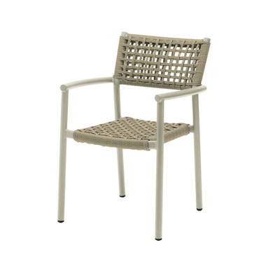FEROS 1525914 FEROS Stapel-Armlehnstuhl Ember sand 4St