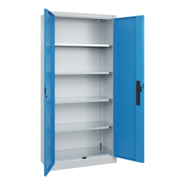 C+P 08920052S10003 C+P Schwerlastschrank 4Böden 1950x930x400mm lgr/lbl