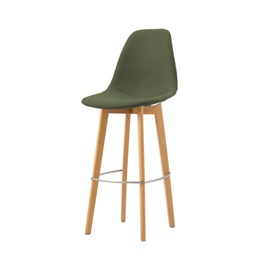 FEROS 1505554 FEROS Barstuhl Keeve polster stapelbar holz/beige 4St