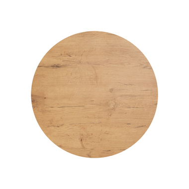 FEROS 1770 FEROS Tischplatte HPL rund 70cm teak