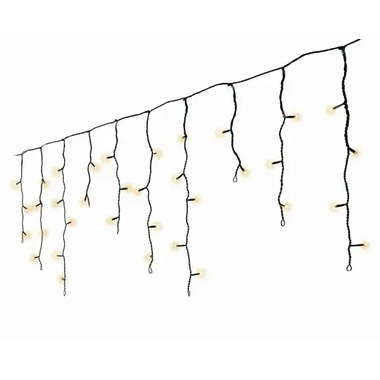 Lumineo Icicle Lights Twinkle LED 2000cm sw/go 494906