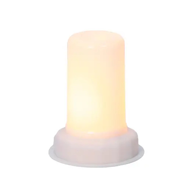 Lumineo Kerze LED 7,5x9,5cm ws/flame 481715