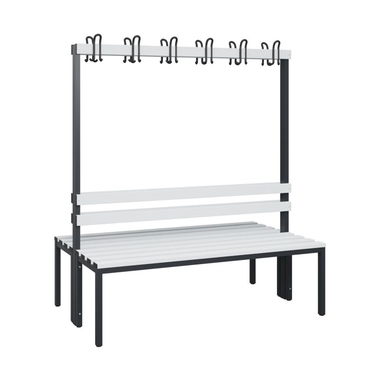 C+P 08041200S10000 C+P Garderobenbank 1710x1500x756mm sgr/lgr